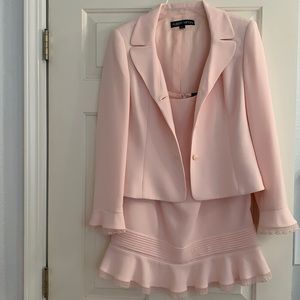 Two piece pink suit